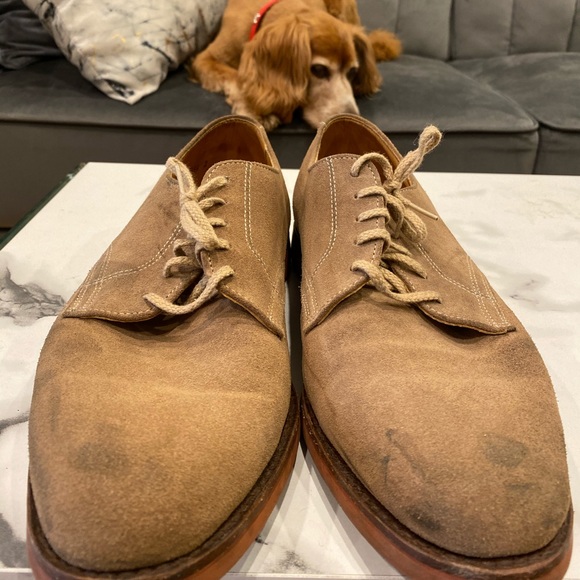 Cole Haan Suede Shoes Light Brown Size 11 - Picture 4 of 6